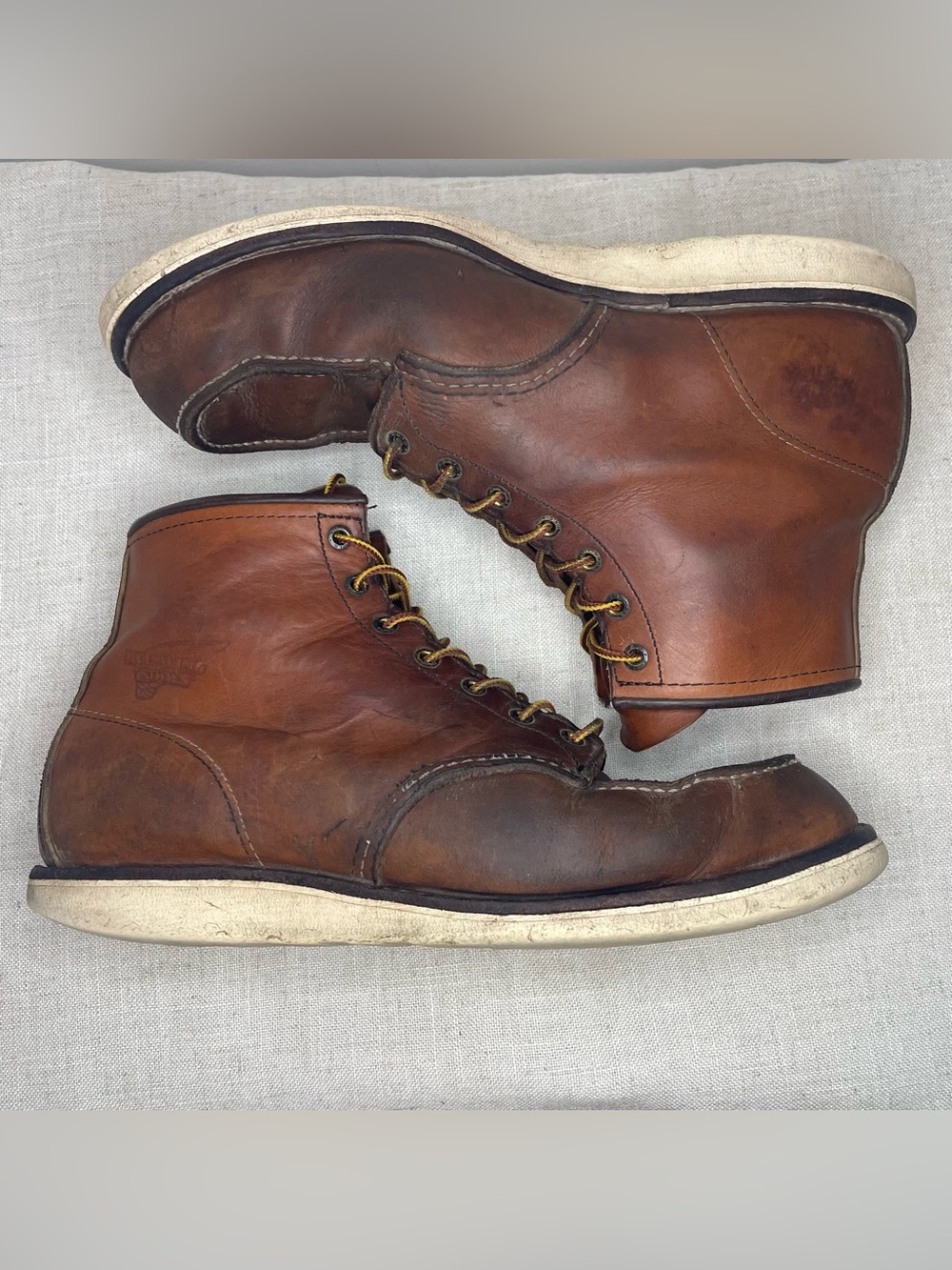 10875 Red Wing Moctoe - SoftToe TRACTION TRED Men's 6-inch Lace up Leather Boots - Picture 7 of 11